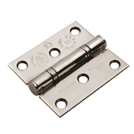 This is an image of a Eurospec - Enduro Grade 11 Ball Bearing Hinge - Bright Stainless Steel that is availble to order from Trade Door Handles in Kendal.