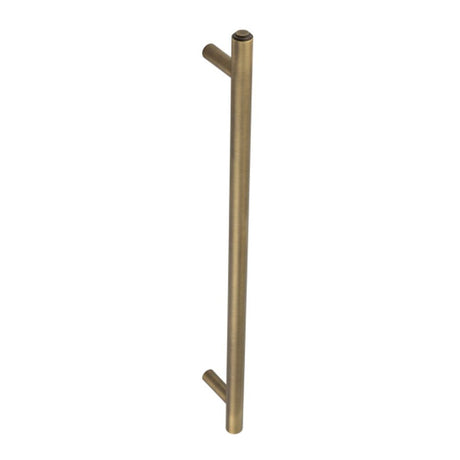 This is an image of a Burlington - 388x20mm pull handle - Antique Brass  that is availble to order from Trade Door Handles in Kendal.