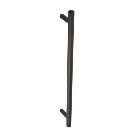 This is an image of a Burlington - 388x20mm pull handle - Dark Bronze  that is availble to order from Trade Door Handles in Kendal.