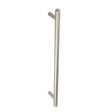 This is an image of a Burlington - 388x20mm pull handle - Satin Nickel  that is availble to order from Trade Door Handles in Kendal.