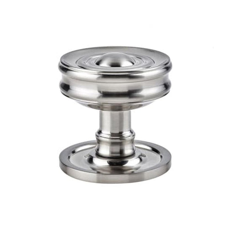 This is an image of a Burlington - Bloomury Mortice knob - Satin Nickel  that is availble to order from Trade Door Handles in Kendal.