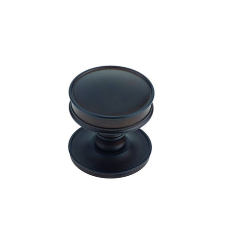 This is an image of a Burlington - Berkeley cupboard knob - Dark Bronze  that is availble to order from Trade Door Handles in Kendal.