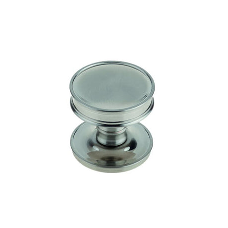 This is an image of a Burlington - Berkeley cupboard knob - Satin Nickel  that is availble to order from Trade Door Handles in Kendal.