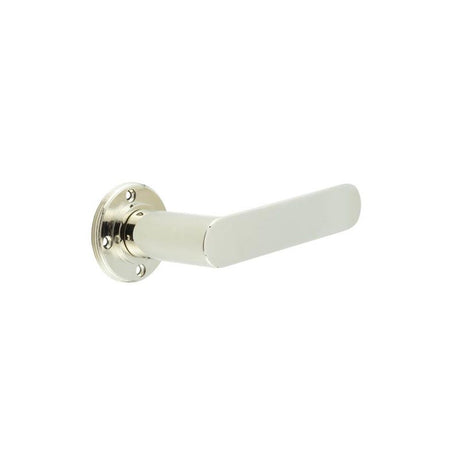 This is an image of a Burlington - Kensington Lever on Rose Door Handle - Roses Sold Separately  that is availble to order from Trade Door Handles in Kendal.