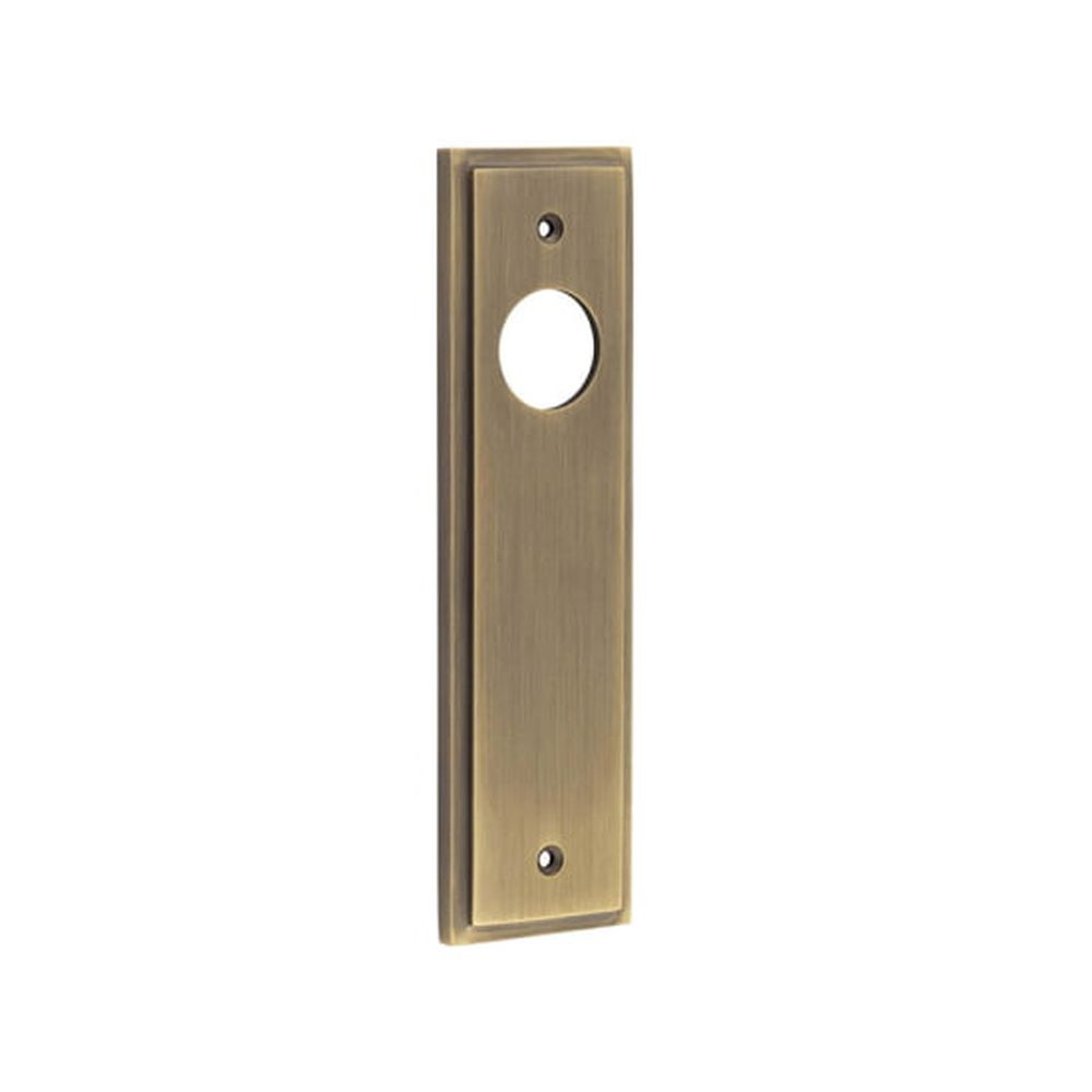 This is an image of a Burlington - Latch Plate Choices  that is availble to order from Trade Door Handles in Kendal.