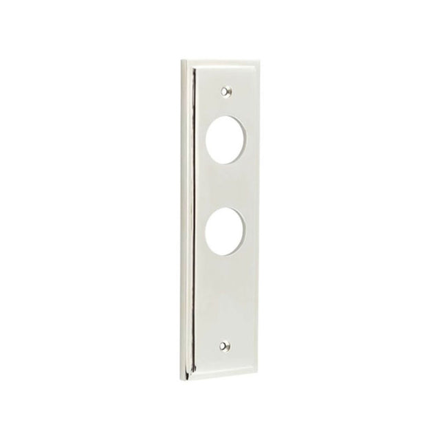 This is an image of a Burlington - Bathroom Plate Choices  that is availble to order from Trade Door Handles in Kendal.