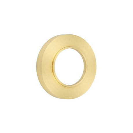 This is an image of a Burlington - Burlington Plain Outer Rose - Satin Brass  that is availble to order from Trade Door Handles in Kendal.