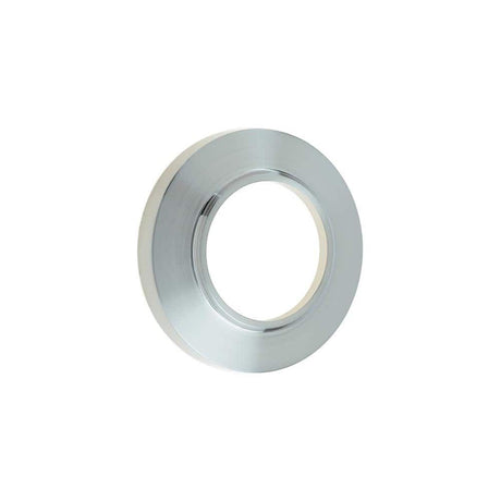 This is an image of a Burlington - Burlington Chamfered Rose - Satin Nickel  that is availble to order from Trade Door Handles in Kendal.