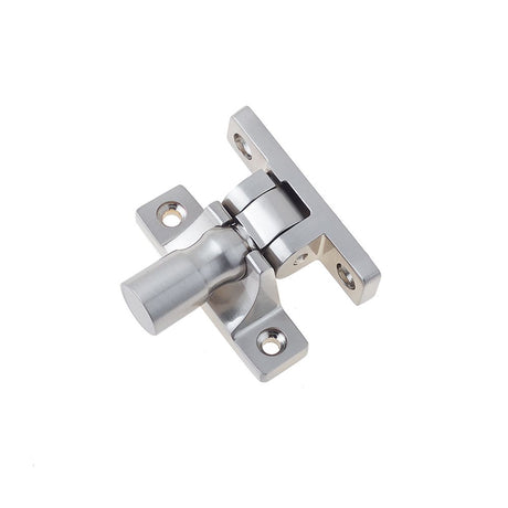 This is an image of a Burlington - sash fastener - Satin Nickel  that is availble to order from Trade Door Handles in Kendal.