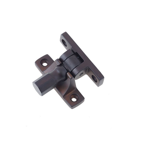 This is an image of a Burlington - Brighton sash fastener - Dark Bronze  that is availble to order from Trade Door Handles in Kendal.