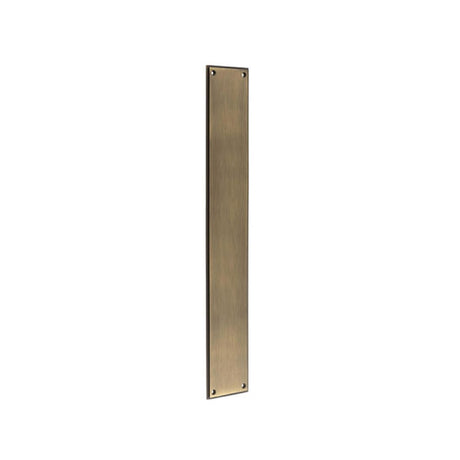 This is an image of a Burlington - 350x75mm raised finger - Antique Brass  that is availble to order from Trade Door Handles in Kendal.