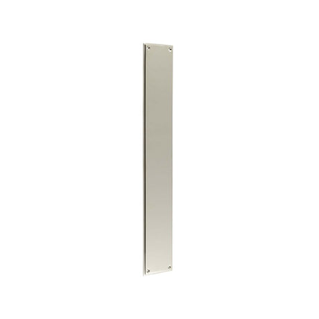 This is an image of a Burlington - 350x75mm raised finger - Polished Nickel  that is availble to order from Trade Door Handles in Kendal.