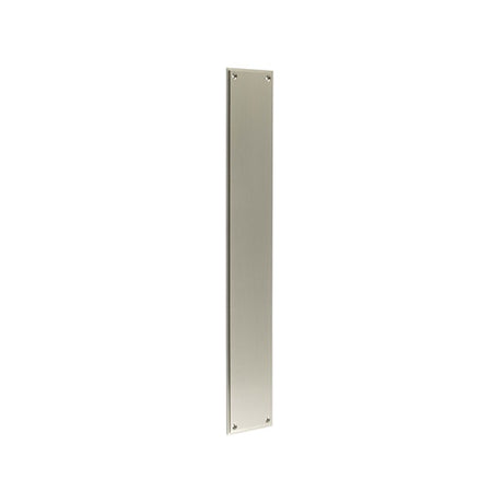 This is an image of a Burlington - 350x75mm raised finger - Satin Nickel  that is availble to order from Trade Door Handles in Kendal.