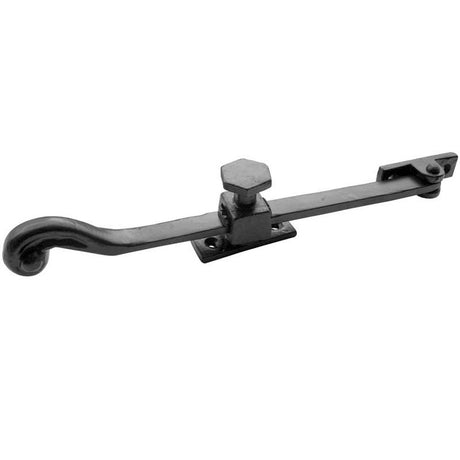 This is an image of a Frelan - Screwdown Stay 250mm - Antique Black  that is availble to order from Trade Door Handles in Kendal.