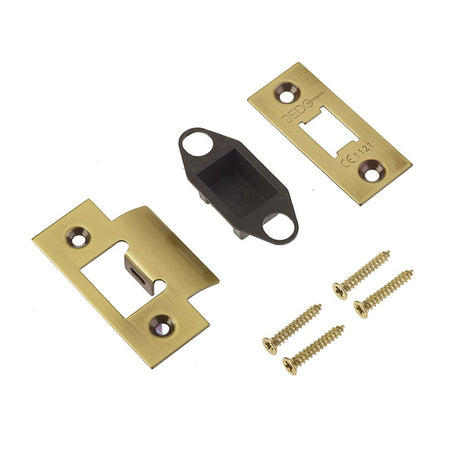 This is an image of a Frelan - Accessory Pack's for Heavy Duty Tubular Latche JL-HDT - Antique Brass  that is availble to order from Trade Door Handles in Kendal.