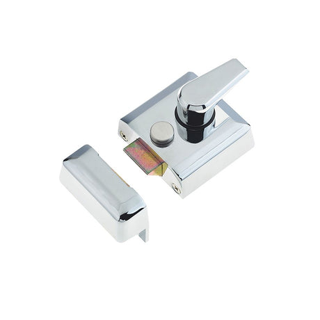 This is an image of a Frelan - PC Narrow nightlatch   that is availble to order from Trade Door Handles in Kendal.
