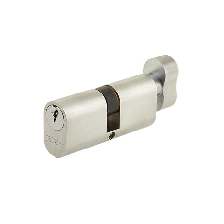 This is an image of a Frelan - 60mm SC Oval cyl & turn   that is availble to order from Trade Door Handles in Kendal.