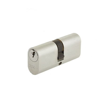 This is an image of a Frelan - 60mm SC Oval double cylinder   that is availble to order from Trade Door Handles in Kendal.
