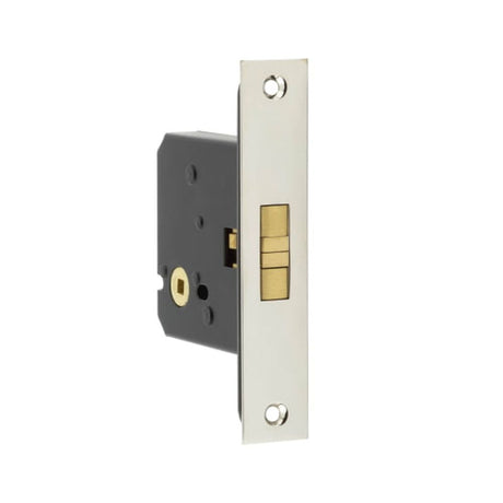 This is an image of a Frelan - PC Bathroom sliding door lock   that is availble to order from Trade Door Handles in Kendal.