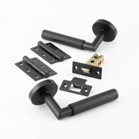 This is an image of a Frelan - JMB400 LATCH BOX PACK   that is availble to order from Trade Door Handles in Kendal.