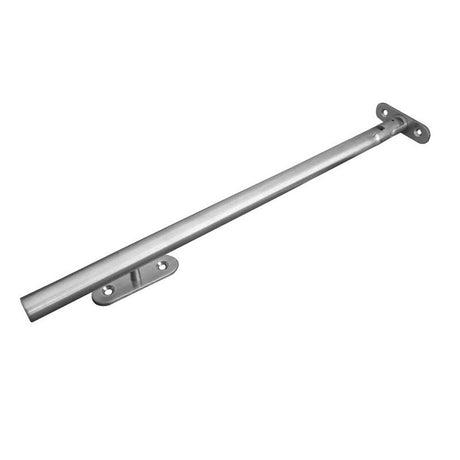 This is an image of a Frelan - Round Bar 260mm Casement Stay - Grade 304 Satin Stainless Steel  that is availble to order from Trade Door Handles in Kendal.