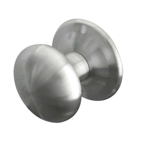 This is an image of a Frelan - Centre Door Knob - Grade 304 Satin Stainless Steel  that is availble to order from Trade Door Handles in Kendal.
