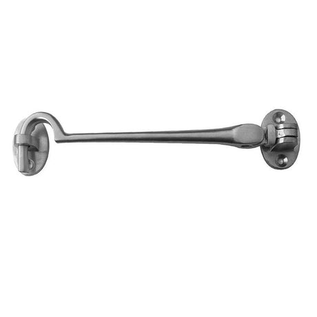 This is an image of a Frelan - 250mm Cabin Hooks - Satin Chrome  that is availble to order from Trade Door Handles in Kendal.