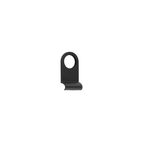 This is an image of a Frelan - 86x44mm Black cylinder pull   that is availble to order from Trade Door Handles in Kendal.