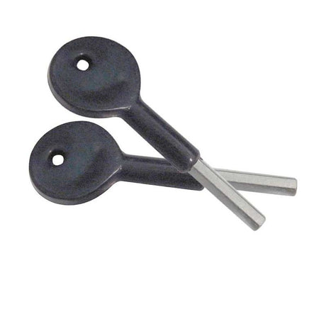This is an image of a Frelan - 2 x Key for Locking Sash Stop's  that is availble to order from Trade Door Handles in Kendal.