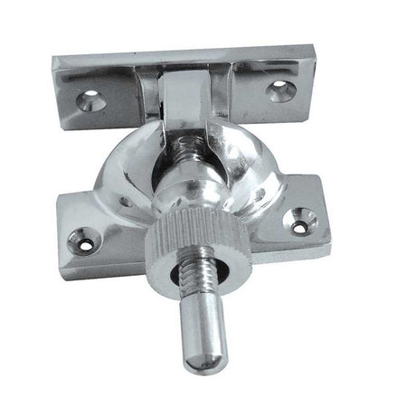 This is an image of a Frelan - Heavy Brighton Fastener - Polished Chrome  that is availble to order from Trade Door Handles in Kendal.
