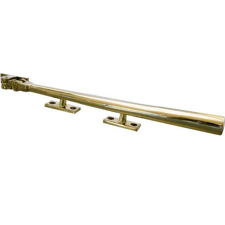 This is an image of a Frelan - Juliette 250mm Casement Stay - Polished Brass  that is availble to order from Trade Door Handles in Kendal.