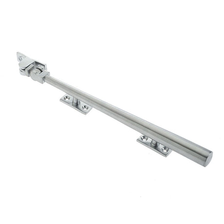This is an image of a Frelan - Juliette 250mm Casement Stay - Satin Chrome  that is availble to order from Trade Door Handles in Kendal.