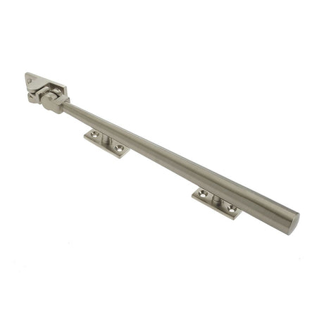 This is an image of a Frelan - Juliette 250mm Casement Stay - Satin Nickel  that is availble to order from Trade Door Handles in Kendal.