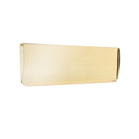 This is an image of a Frelan - Inner Door Tidy 354x127mm - Polished Brass  that is availble to order from Trade Door Handles in Kendal.