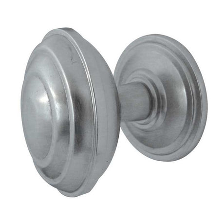 This is an image of a Frelan - Ronson Unsprung Mortice Knobs - Satin Nickel  that is availble to order from Trade Door Handles in Kendal.