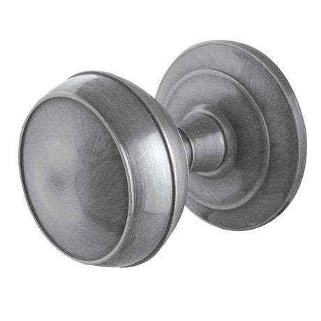 This is an image of a Frelan - Coronet Unsprung Mortice Knobs - Satin Nickel  that is availble to order from Trade Door Handles in Kendal.