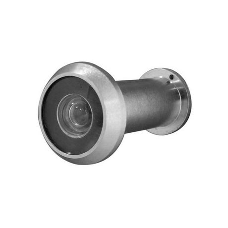 This is an image of a Frelan - 180 Degree Door Viewer 35-55mm - Satin Chrome  that is availble to order from Trade Door Handles in Kendal.
