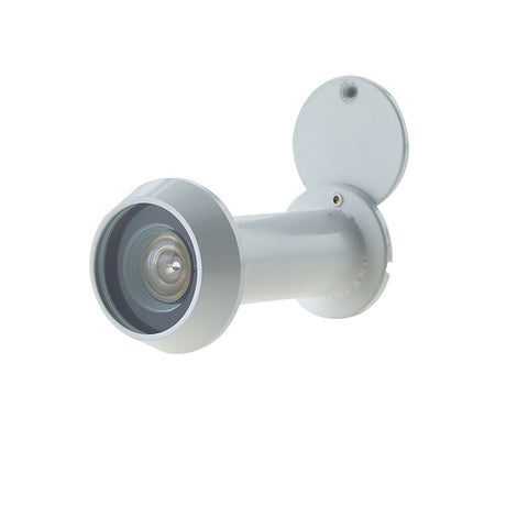 This is an image of a Frelan - 200 Degree Door Viewer 35-55mm - White  that is availble to order from Trade Door Handles in Kendal.