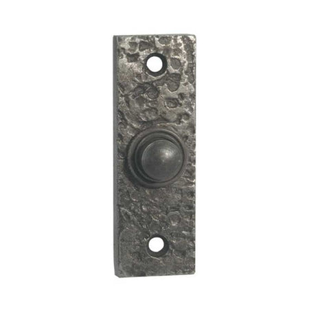 This is an image of a Frelan - Bell Push - Pewter  that is availble to order from Trade Door Handles in Kendal.