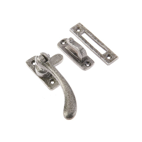 This is an image of a Frelan - Valley Forge Bulb End Casement Fastener - Pewter  that is availble to order from Trade Door Handles in Kendal.