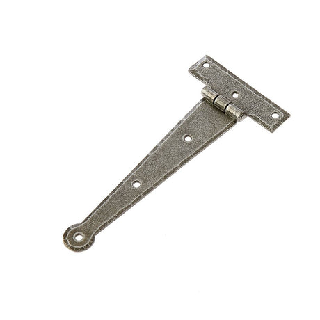 This is an image of a Frelan - Valley Forge 135mm Tee Hinges - Pewter  that is availble to order from Trade Door Handles in Kendal.