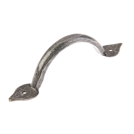 This is an image of a Frelan - Vally Forge 128mm Tear Cabinet Pull Handle - Pewter  that is availble to order from Trade Door Handles in Kendal.