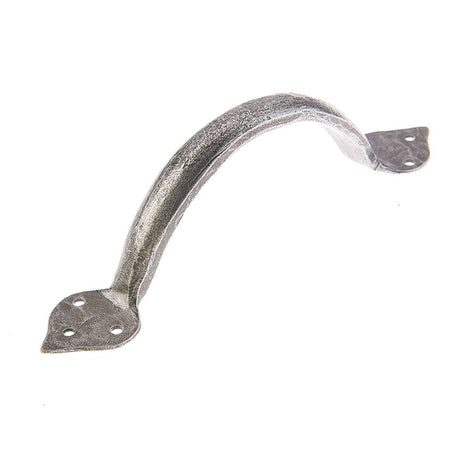 This is an image of a Frelan - Vally Forge 184mm Tear Cabinet Pull Handle - Pewter  that is availble to order from Trade Door Handles in Kendal.