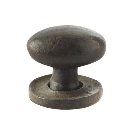 This is an image of a Frelan - Valley Forge Oval Cabinet Knob - Beeswax  that is availble to order from Trade Door Handles in Kendal.
