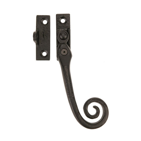 This is an image of a Ludlow - Locking Casement Fastener R/H - Black Antique that is availble to order from Trade Door Handles in Kendal.