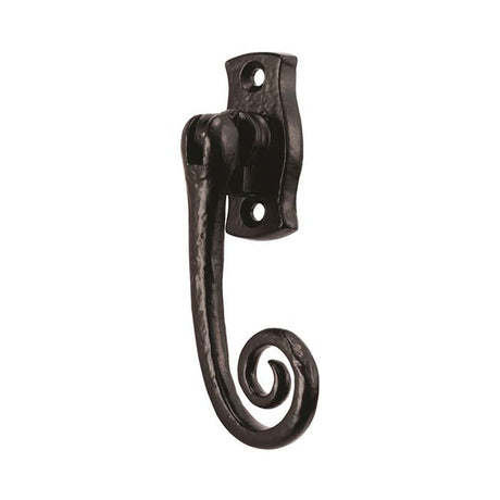This is an image of a Ludlow - Locking Espagnolette Fastener R/H - Black Antique that is availble to order from Trade Door Handles in Kendal.