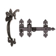 This is an image of a Ludlow - Suffolk Latch - Black Antique that is availble to order from Trade Door Handles in Kendal.
