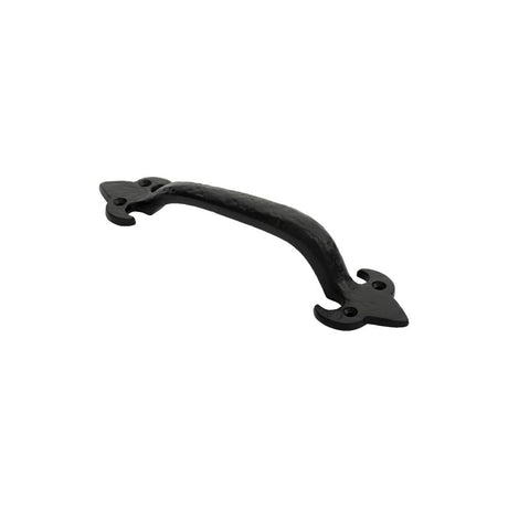 This is an image of a Ludlow - Pull Handle 228mm - Black Antique that is availble to order from Trade Door Handles in Kendal.