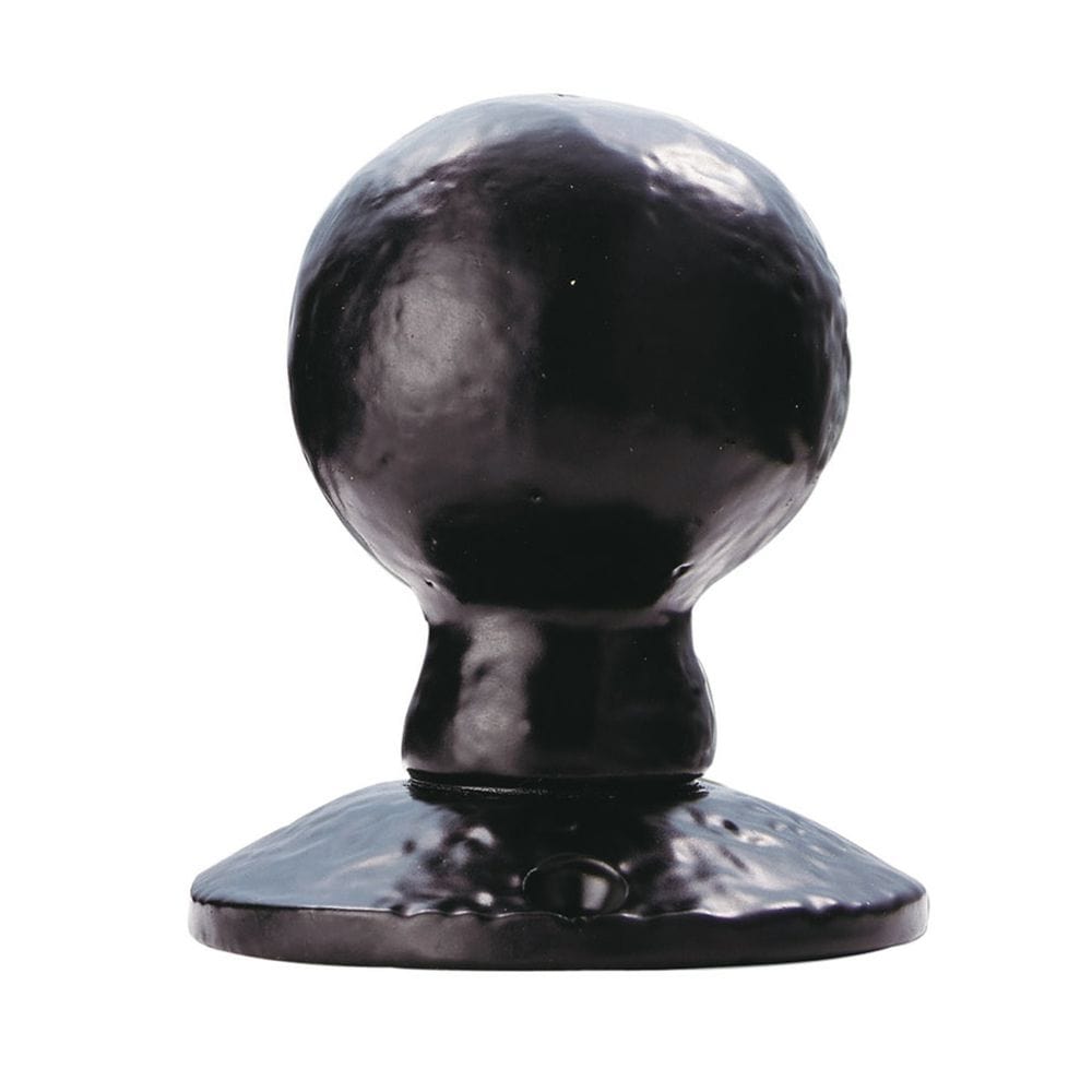 Ludlow Foundries Door Furniture Antique Black / Mortice Knobs Ludlow - Ball Mortice Knob - Black Antique
