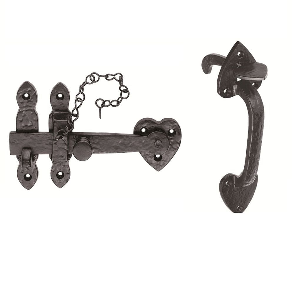 Ludlow Foundries Door Furniture Antique Black / Thumb Latch Ludlow - Black Antique Thumb Latch Set - Black Antique